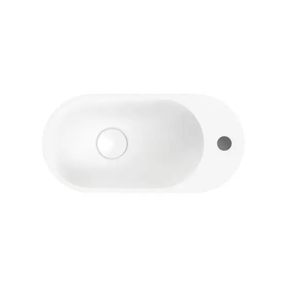 Ari Cast Stone Wall Basin, 1 Tap Hole Fienza