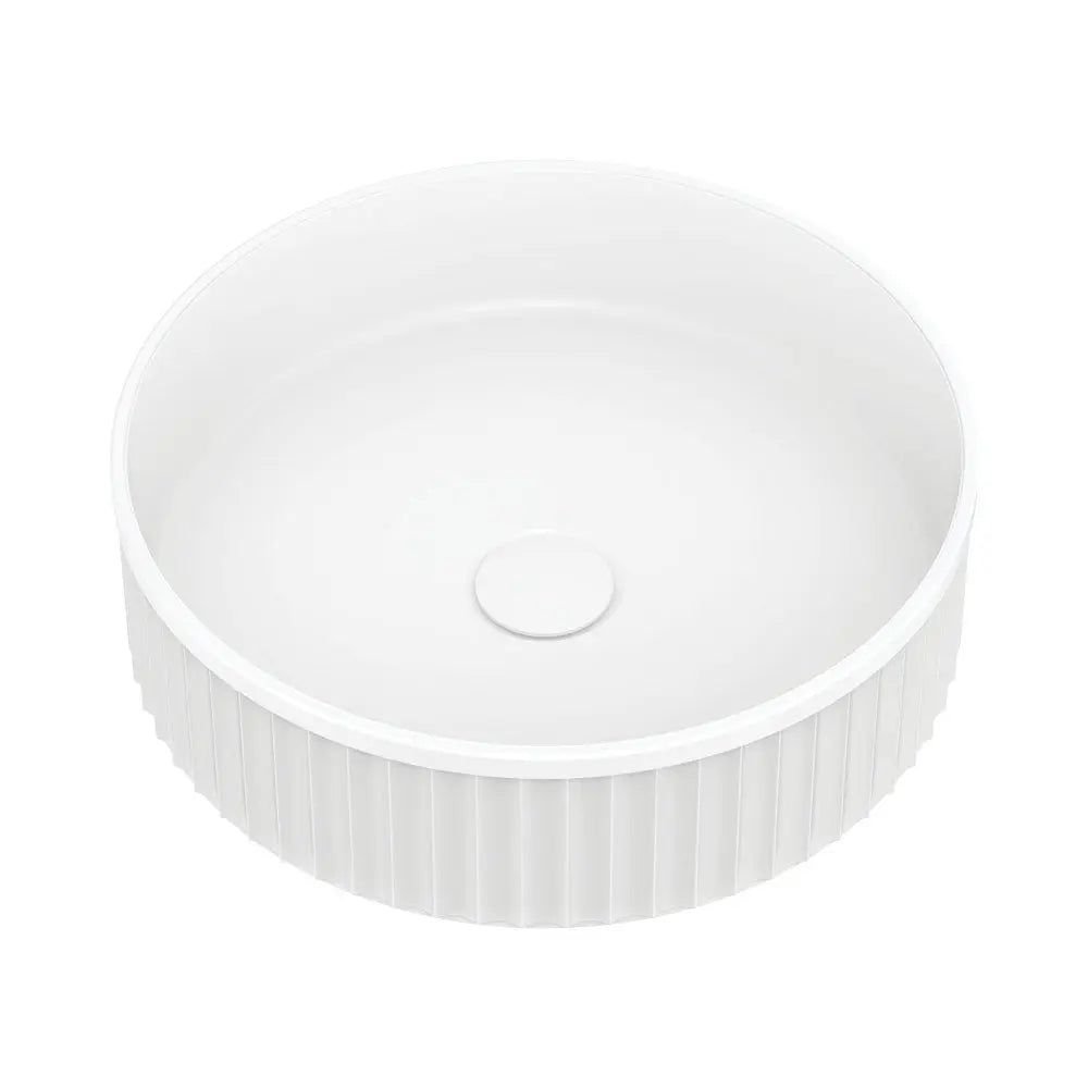 Minka Round Solid Surface Above Counter Basin Fienza