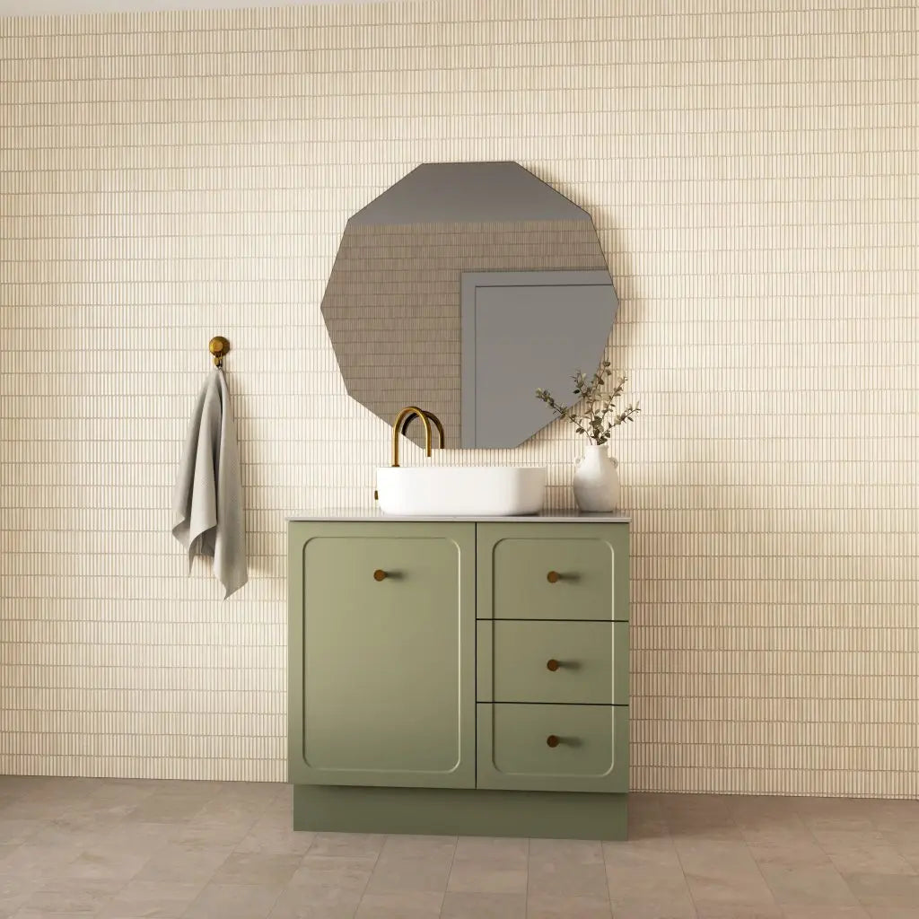 Camden Door/Drawer Vanity with top and basin - wall hung or freestanding Marquis