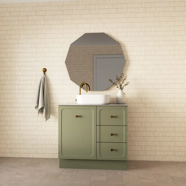 Camden Door/Drawer Vanity with top and basin - wall hung or freestanding Marquis