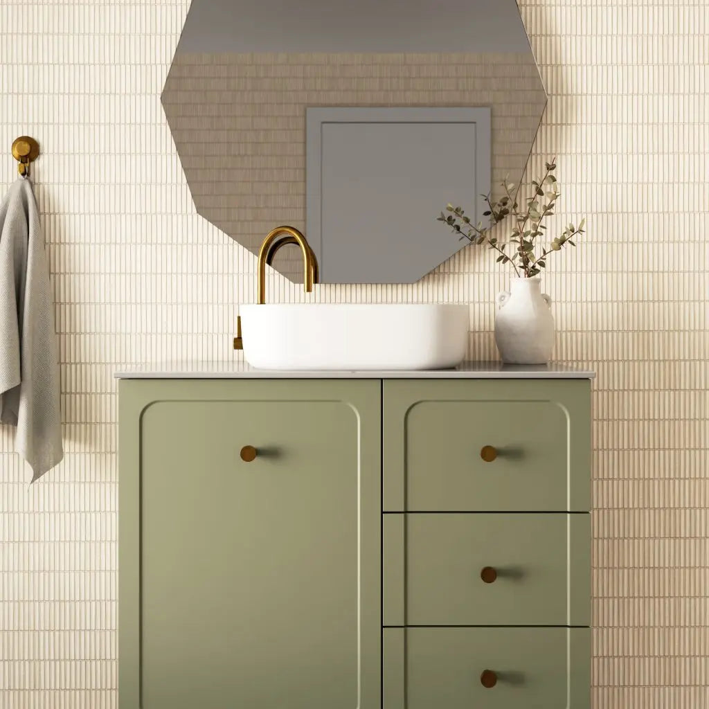 Camden Door/Drawer Vanity with top and basin - wall hung or freestanding Marquis