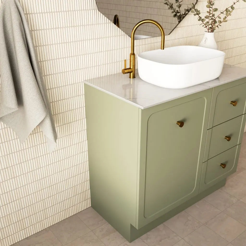 Camden Door/Drawer Vanity with top and basin - wall hung or freestanding Marquis