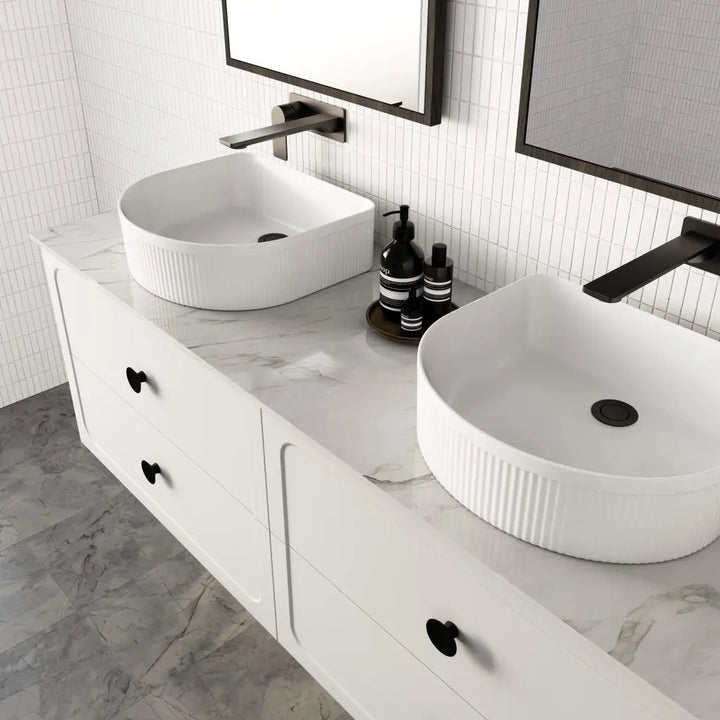 Camden All-Drawer Vanity with top and basin - wall hung or freestanding Marquis