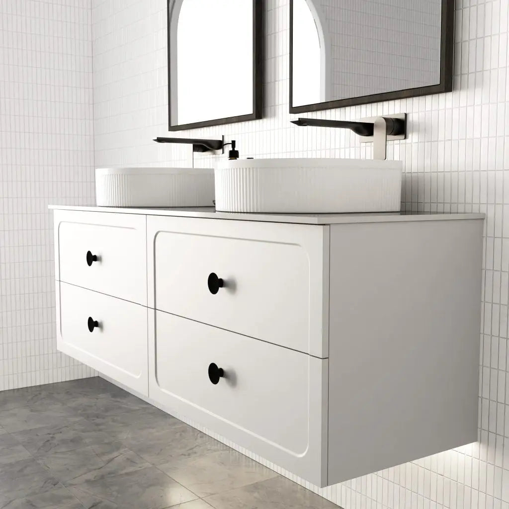Camden All-Drawer Vanity with top and basin - wall hung or freestanding Marquis