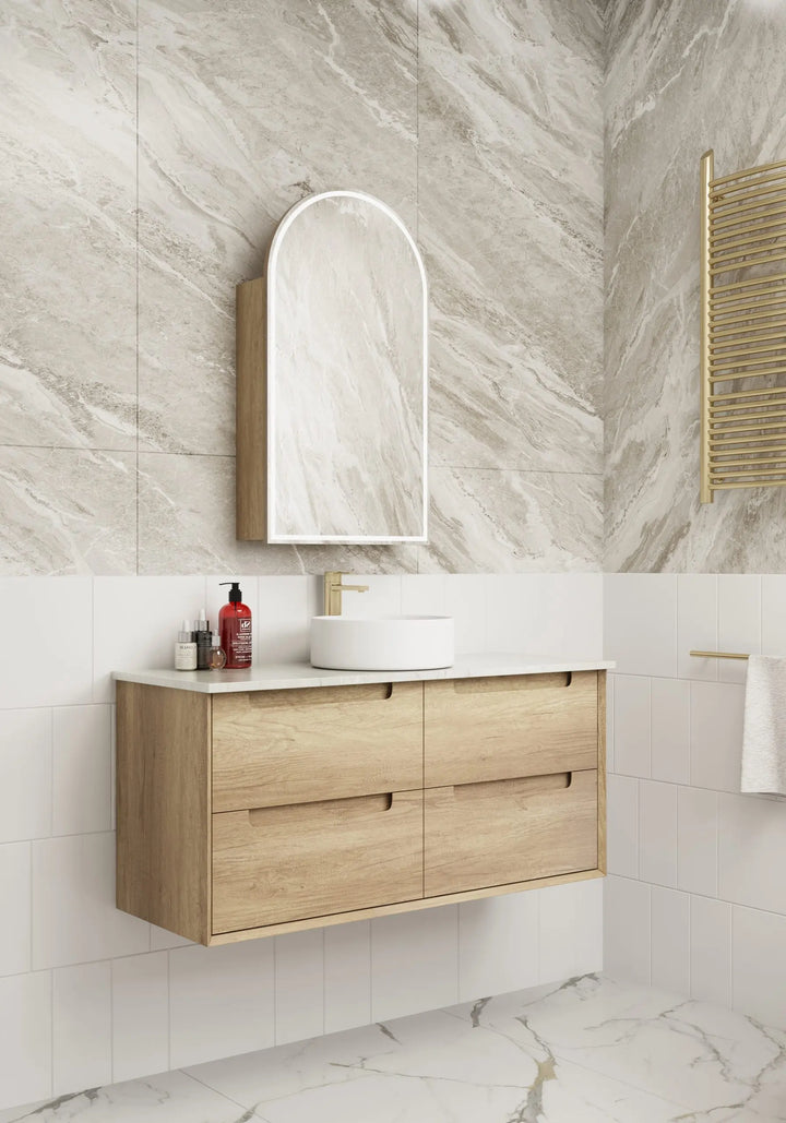 Canterbury LED Shaving Cabinet with optional coloured frames Alex Group Aus