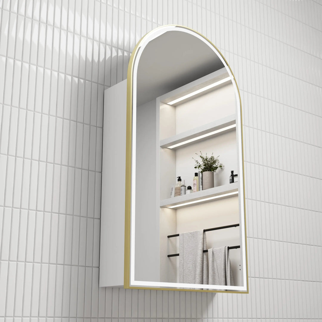 Canterbury LED Shaving Cabinet with optional coloured frames Alex Group Aus