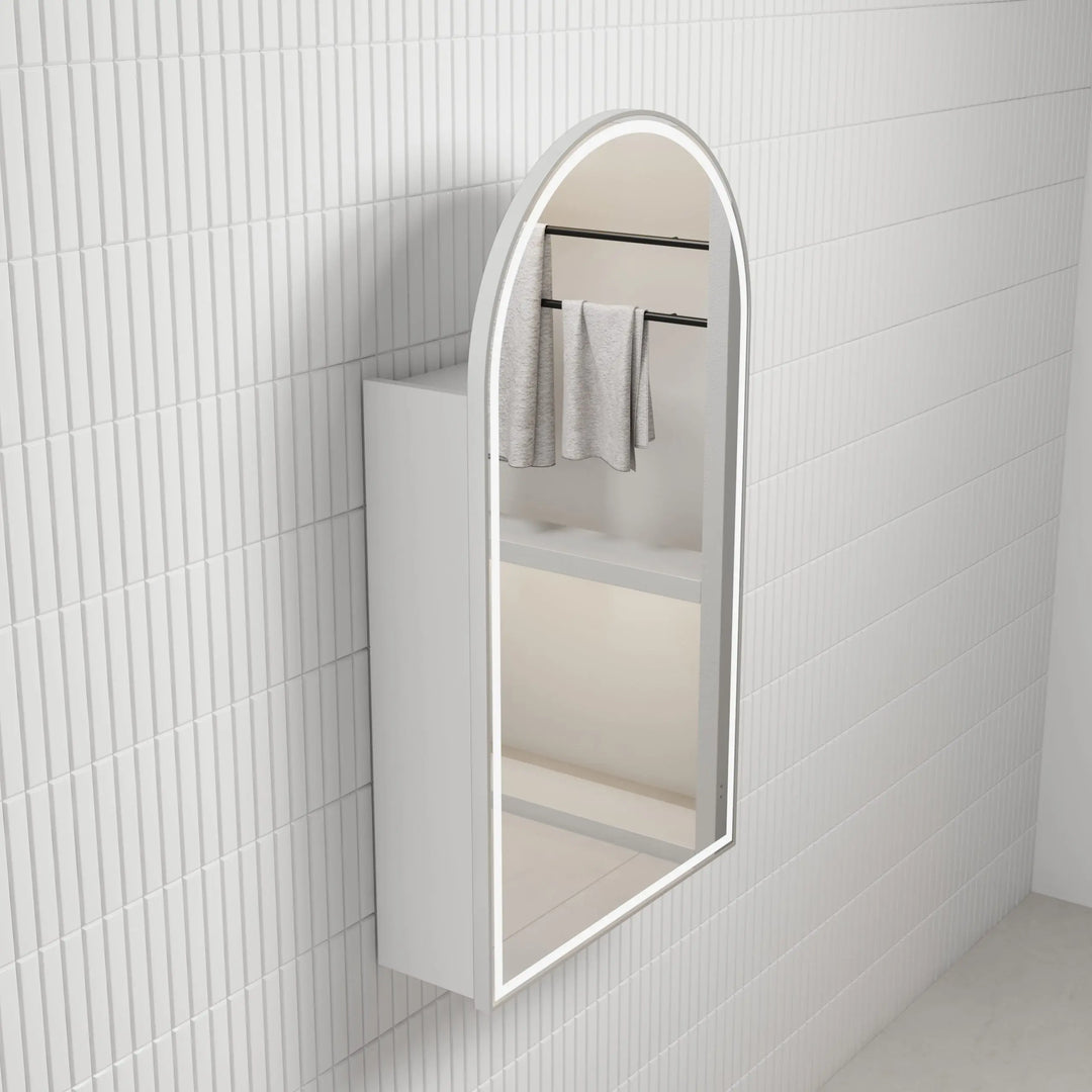 Canterbury LED Shaving Cabinet with optional coloured frames Alex Group Aus