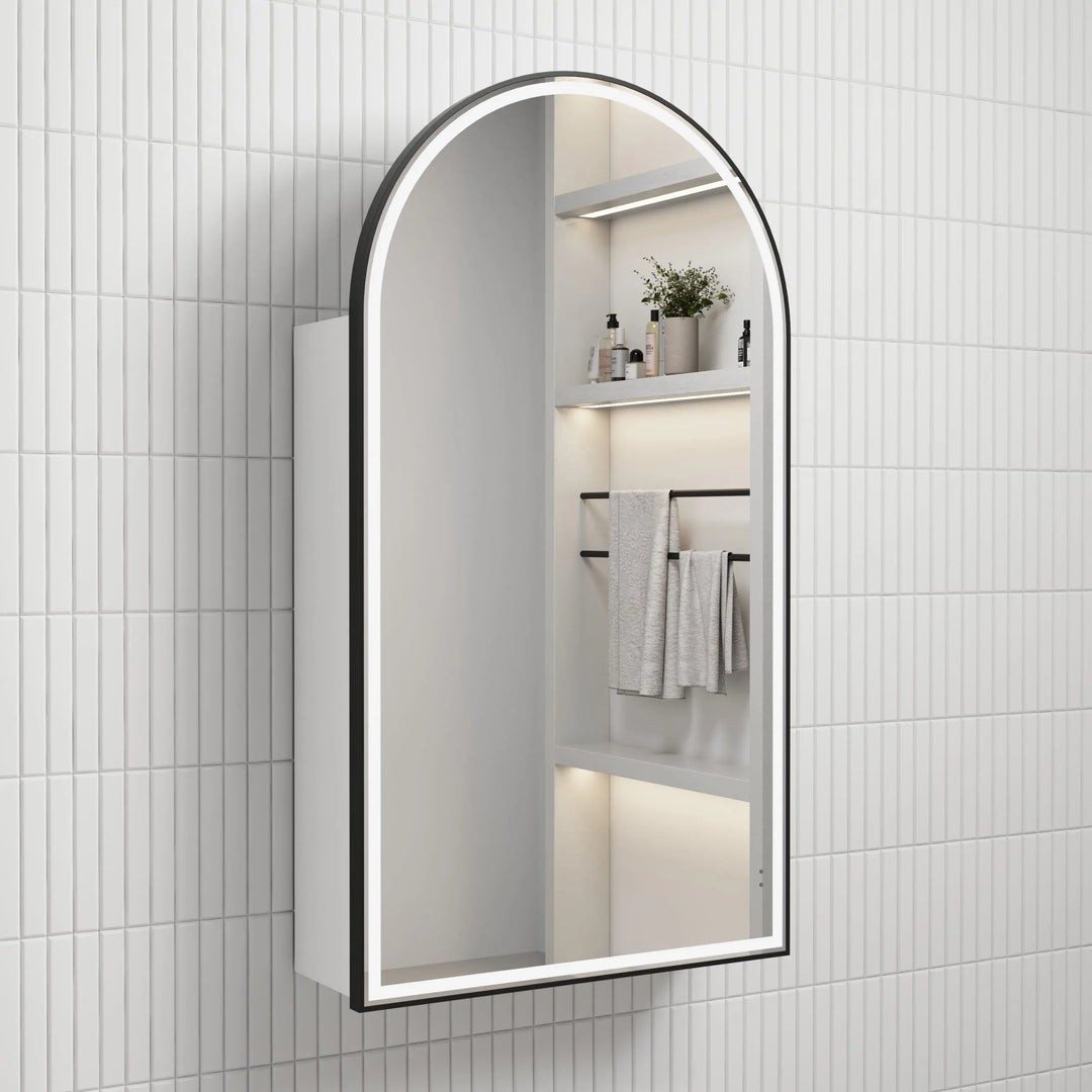 Canterbury LED Shaving Cabinet with optional coloured frames Alex Group Aus