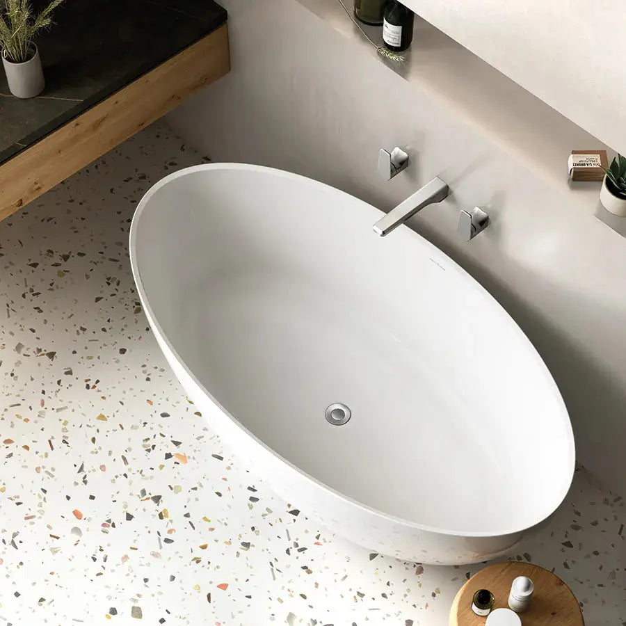 Corvara QUARRYCAST™ Freestanding Bath 1500mm Victoria + Albert