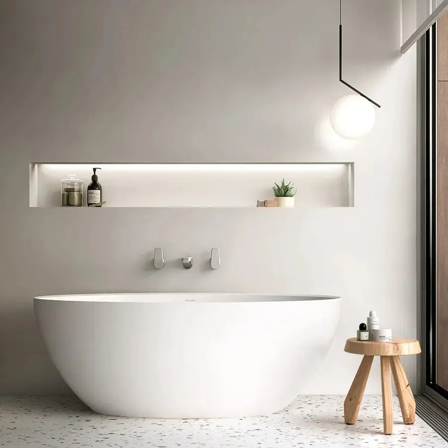 Corvara QUARRYCAST™ Freestanding Bath 1500mm Victoria + Albert