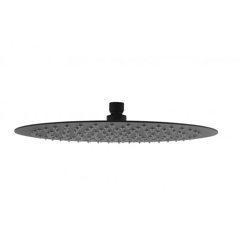 Last Two - Aquaperla 300mm Black Super-slim Round Rainfall Shower Head Aquaperla