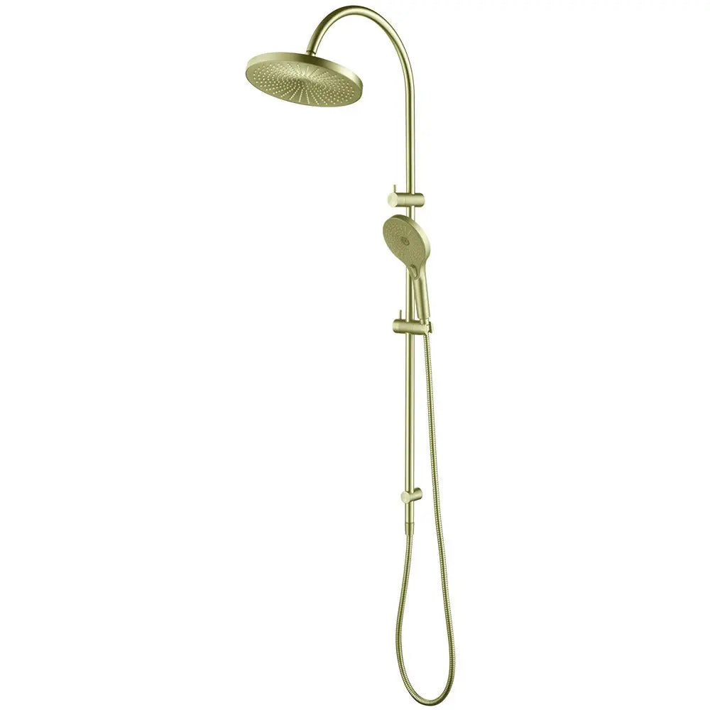Mica Gooseneck Dual Shower Rail, Various finishes Bella Vista