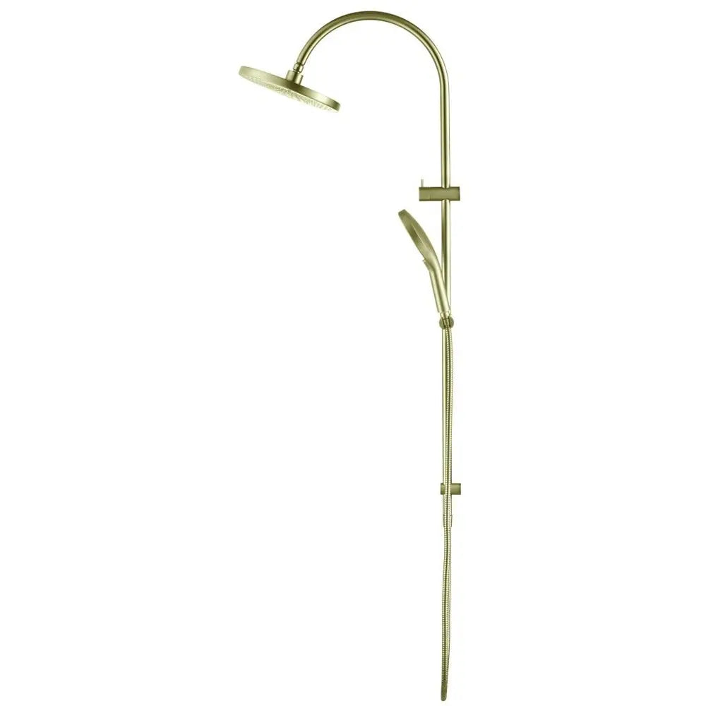 Mica Gooseneck Dual Shower Rail, Various finishes Bella Vista