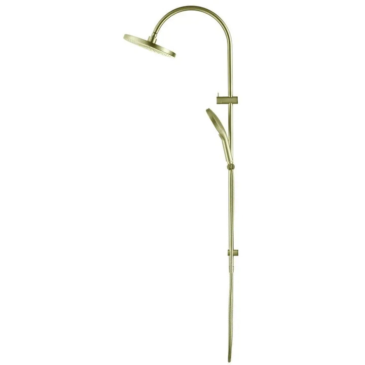 Mica Gooseneck Dual Shower Rail, Various finishes Bella Vista