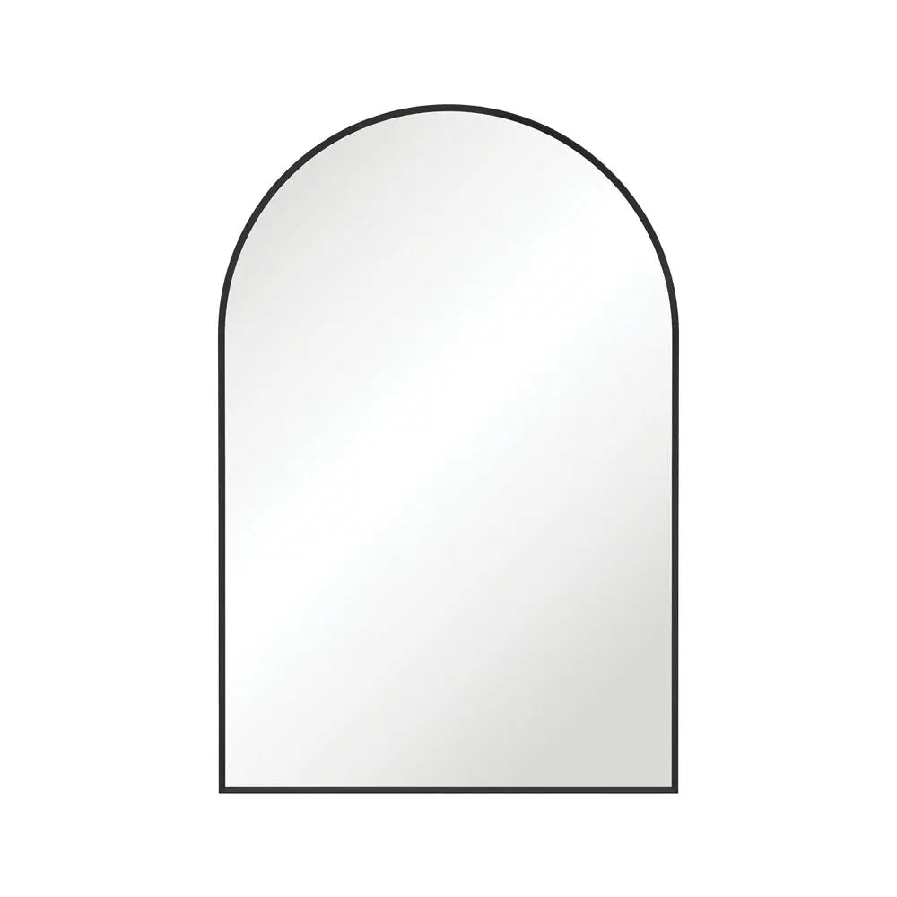 Arch Matte Black Framed Mirror Fienza