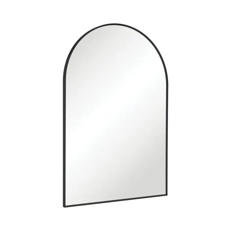 Arch Matte Black Framed Mirror Fienza