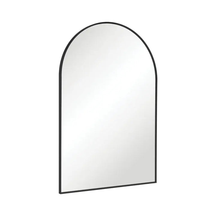 Arch Matte Black Framed Mirror Fienza