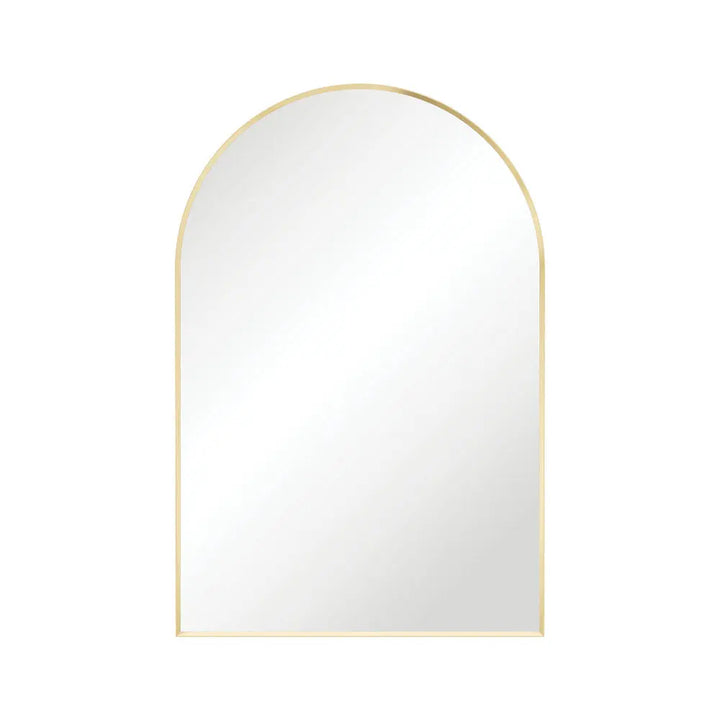 Arch Urban Brass Framed Mirror Fienza