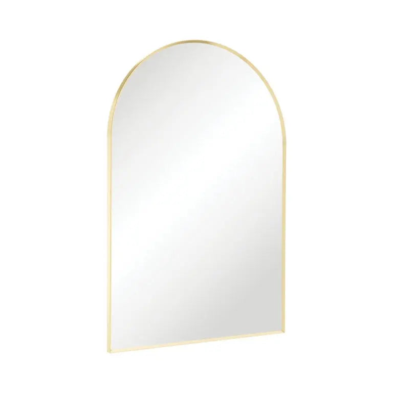 Arch Urban Brass Framed Mirror Fienza