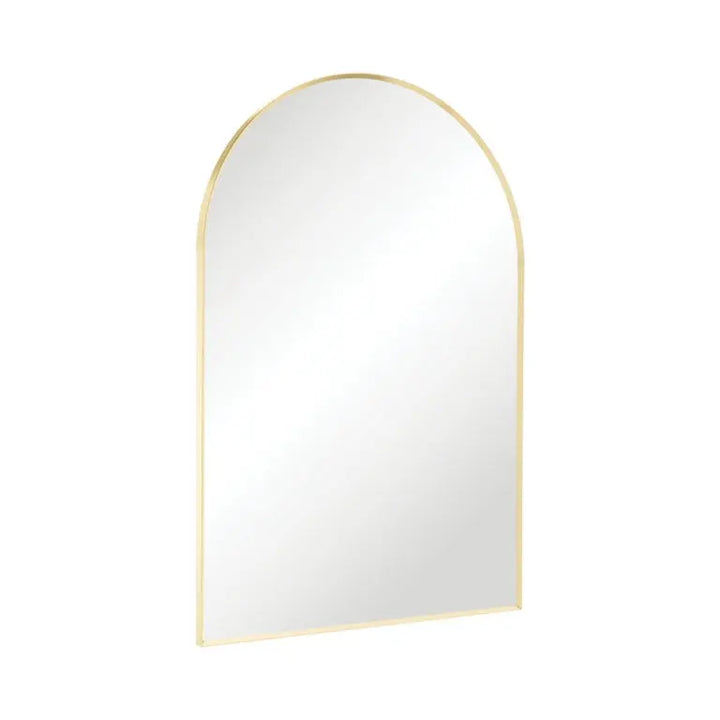 Arch Urban Brass Framed Mirror Fienza