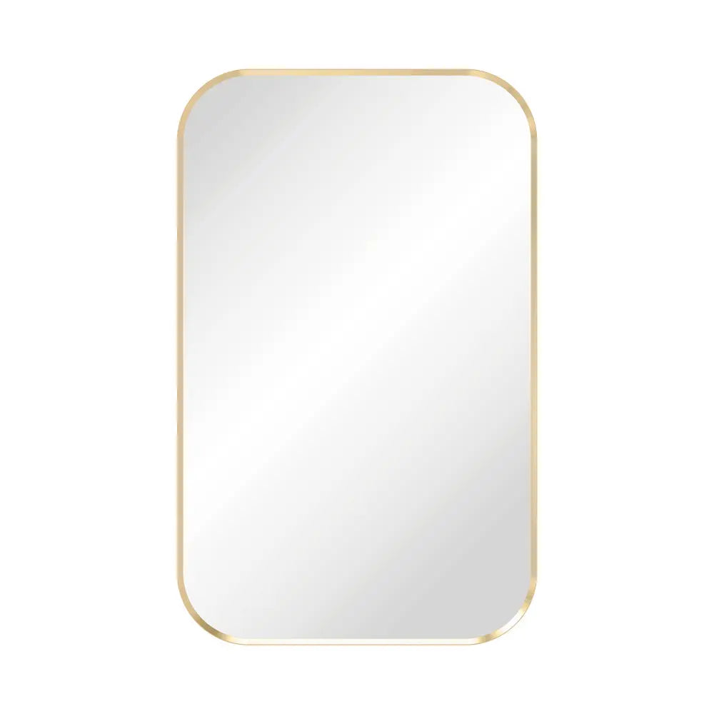 Tono Urban Brass Soft Square Framed Mirror 500 x 800mm Fienza
