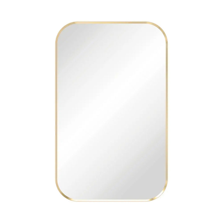 Tono Urban Brass Soft Square Framed Mirror 500 x 800mm Fienza