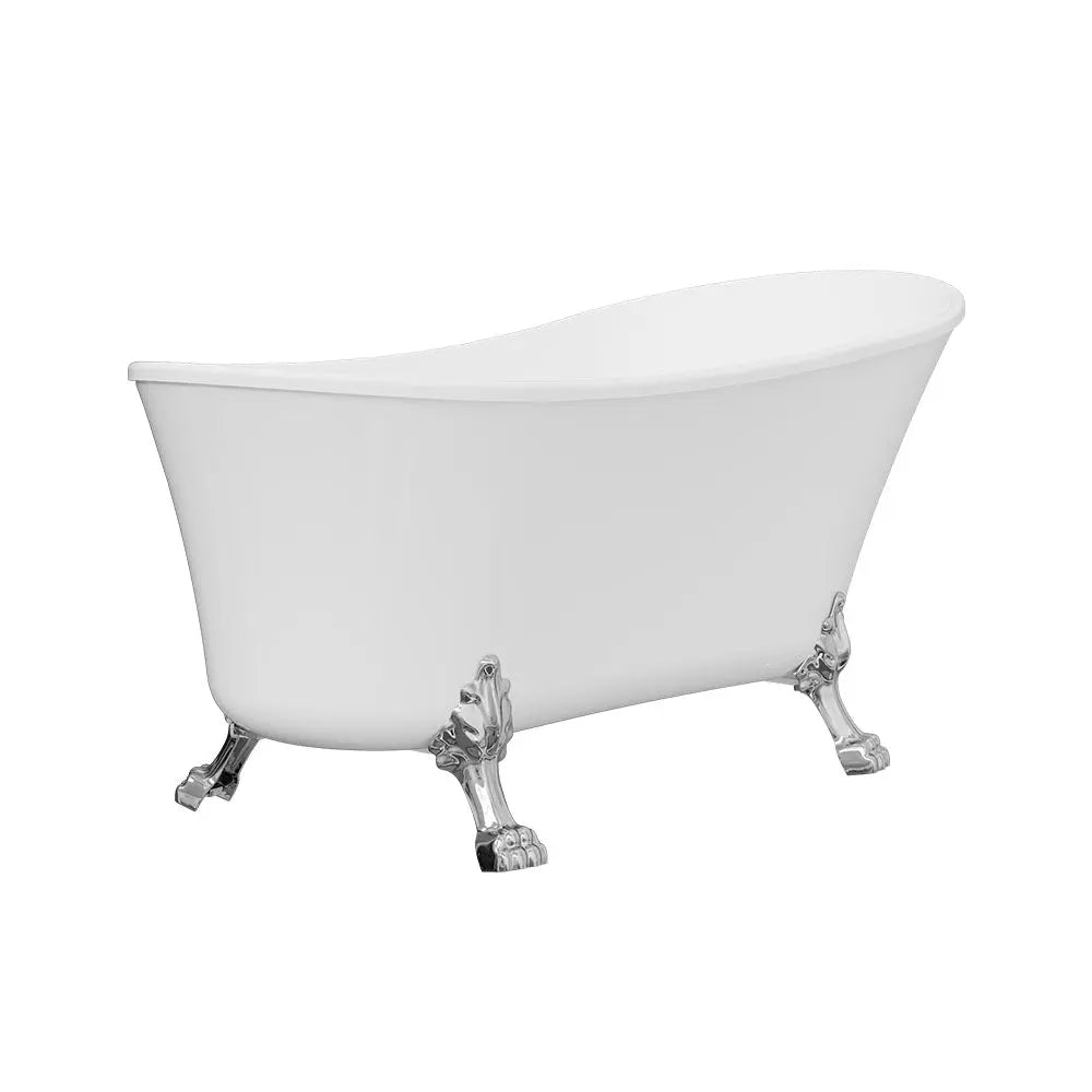Clawfoot Freestanding Bath with overflow - 1500 &amp; 1700mm - Various finishes Fienza