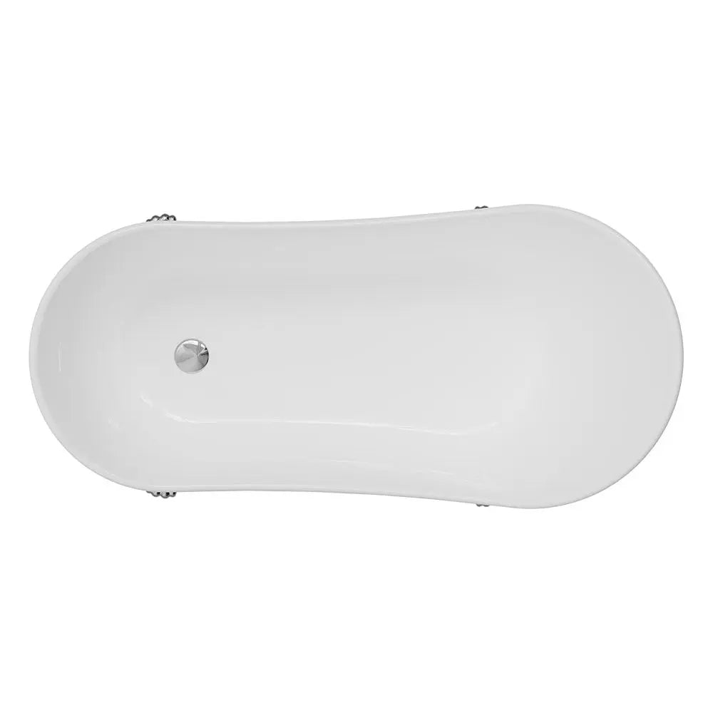 Clawfoot Freestanding Bath with overflow - 1500 &amp; 1700mm - Various finishes Fienza