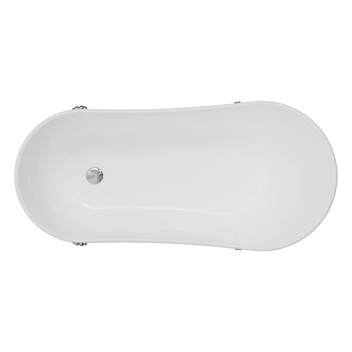 Clawfoot Freestanding Bath with overflow - 1500 &amp; 1700mm - Various finishes Fienza
