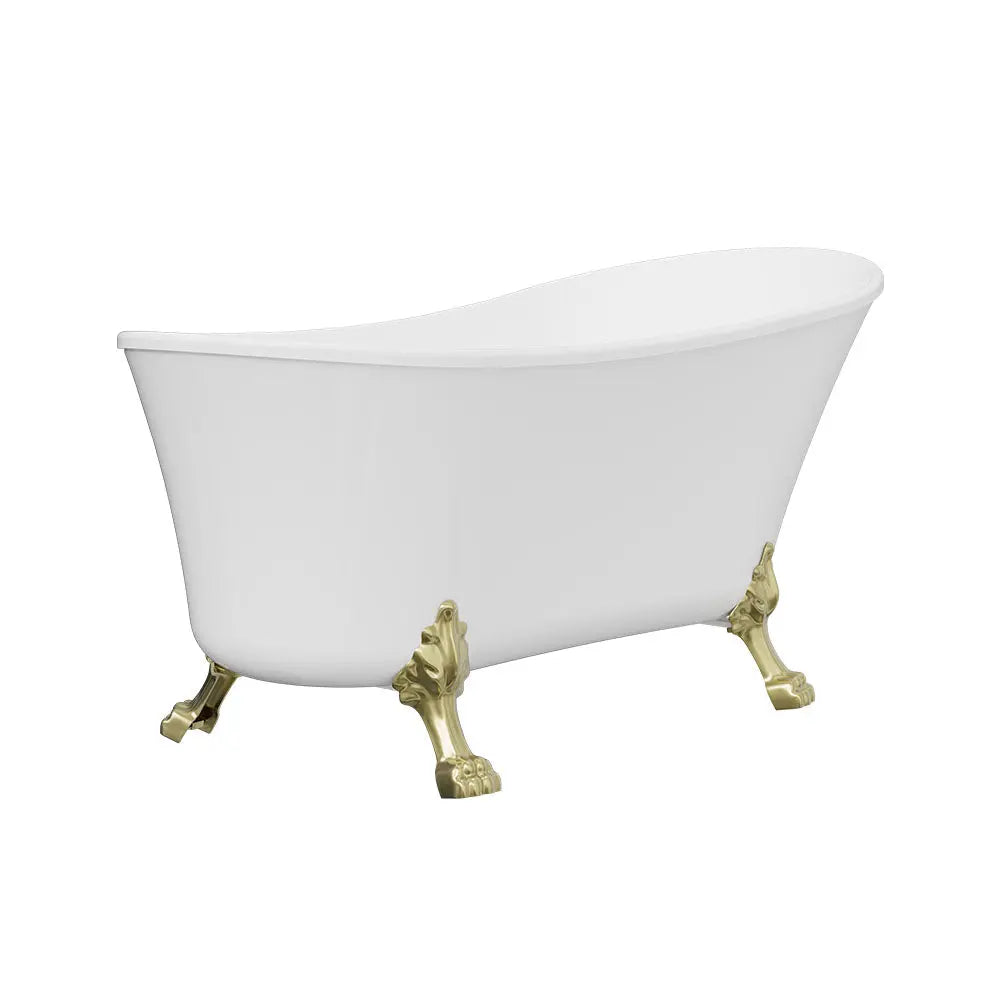 Clawfoot Freestanding Bath with overflow - 1500 &amp; 1700mm - Various finishes Fienza