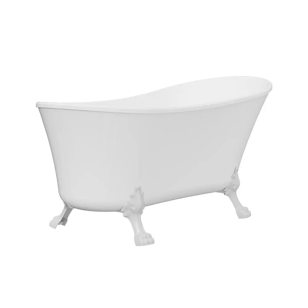 Clawfoot Freestanding Bath with overflow - 1500 &amp; 1700mm - Various finishes Fienza