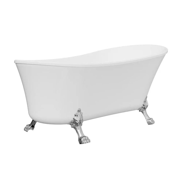 Clawfoot Freestanding Bath with overflow - 1500 &amp; 1700mm - Various finishes Fienza