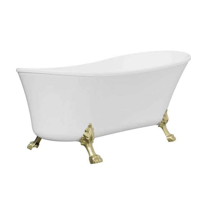Clawfoot Freestanding Bath with overflow - 1500 &amp; 1700mm - Various finishes Fienza
