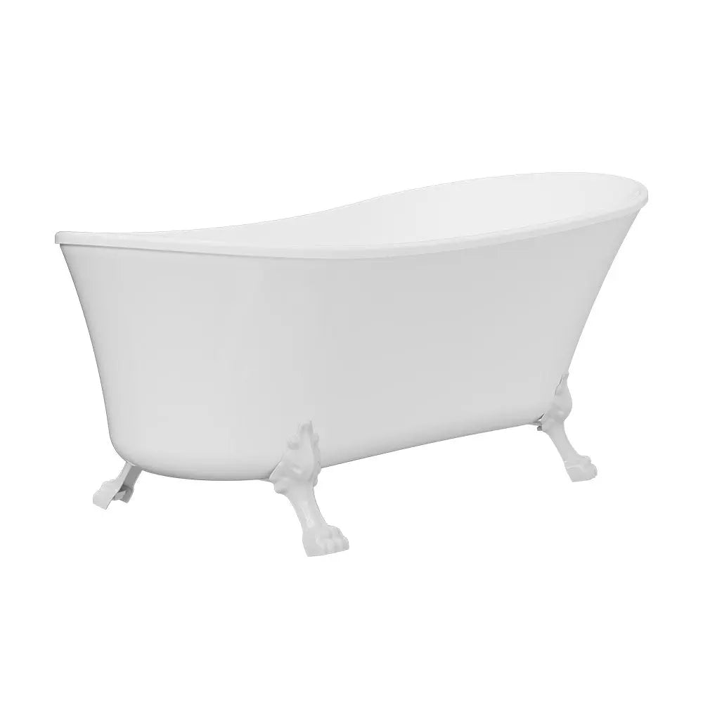 Clawfoot Freestanding Bath with overflow - 1500 &amp; 1700mm - Various finishes Fienza