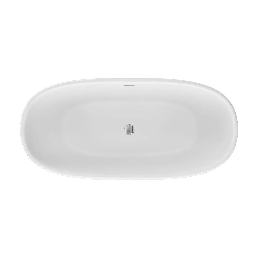 Eden Freestanding Bath with overflow - 1550 &amp; 1750mm Fienza