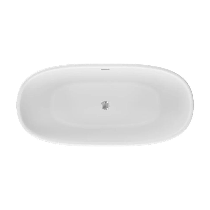 Eden Freestanding Bath with overflow - 1550 &amp; 1750mm Fienza