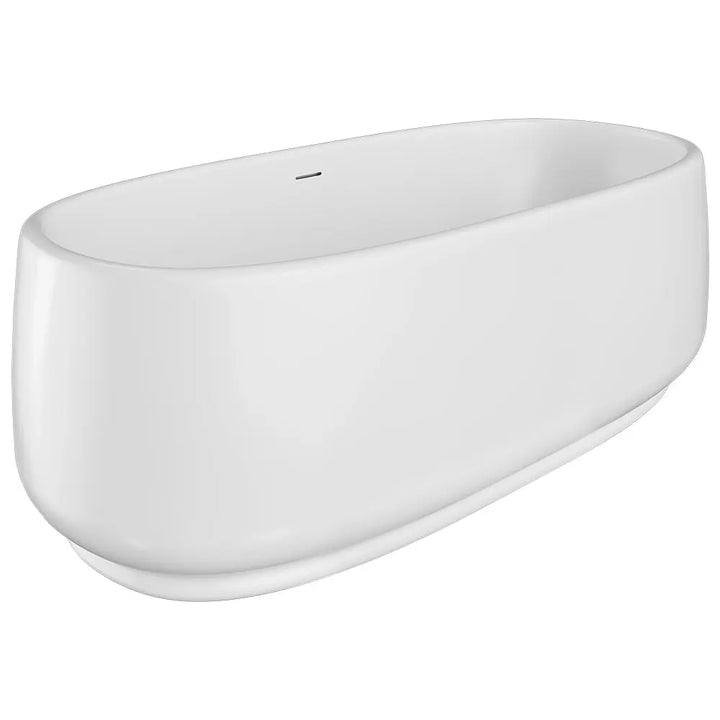 Eden Freestanding Bath with overflow - 1550 &amp; 1750mm Fienza
