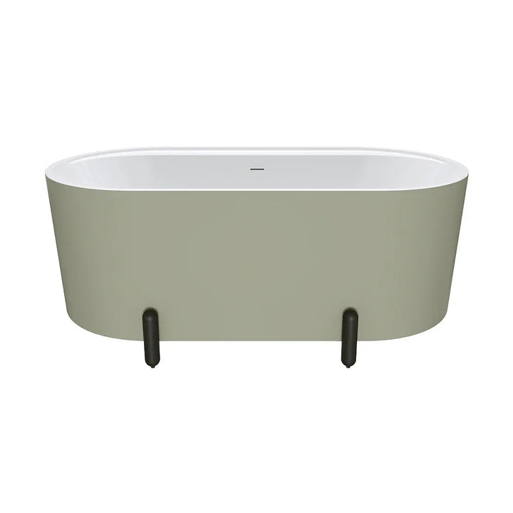 Aluca Freestanding with Legs, 1500mm &amp; 1700mm Olive Fienza