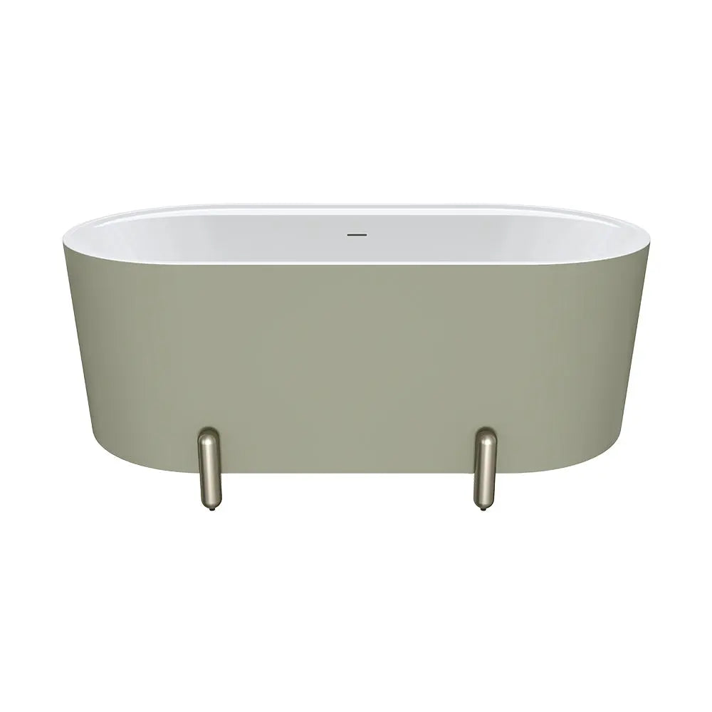 Aluca Freestanding with Legs, 1500mm &amp; 1700mm Olive Fienza