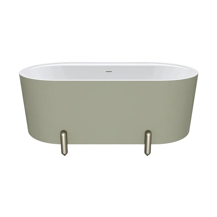 Aluca Freestanding with Legs, 1500mm &amp; 1700mm Olive Fienza