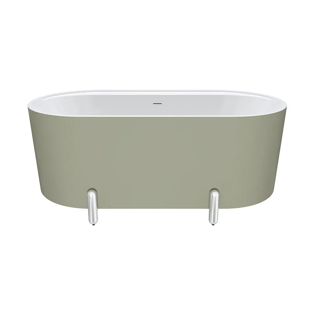 Aluca Freestanding with Legs, 1500mm & 1700mm Olive Fienza