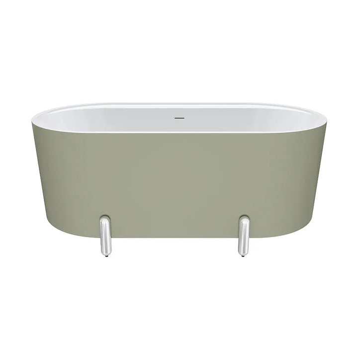 Aluca Freestanding with Legs, 1500mm &amp; 1700mm Olive Fienza