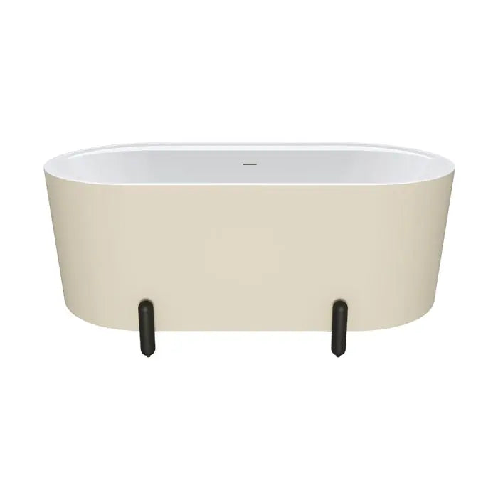 Aluca Freestanding with Legs, 1500mm &amp; 1700mm Matte Khaki Fienza