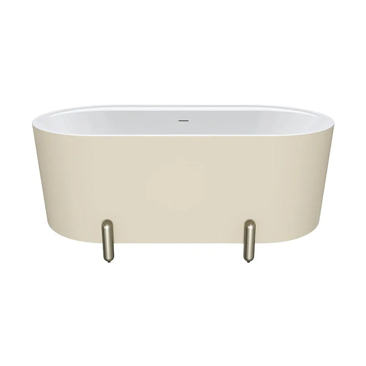 Aluca Freestanding with Legs, 1500mm &amp; 1700mm Matte Khaki Fienza