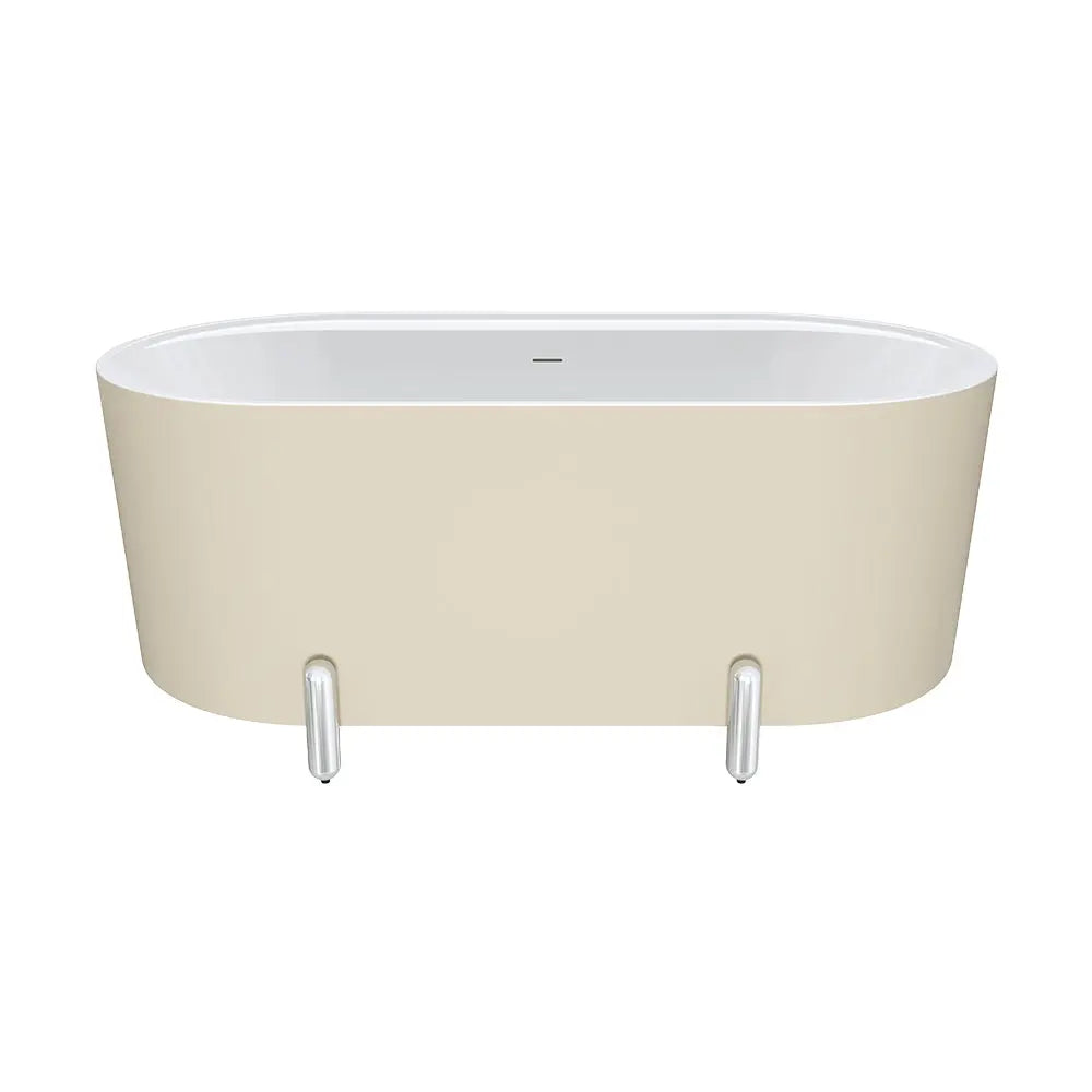 Aluca Freestanding with Legs, 1500mm &amp; 1700mm Matte Khaki Fienza