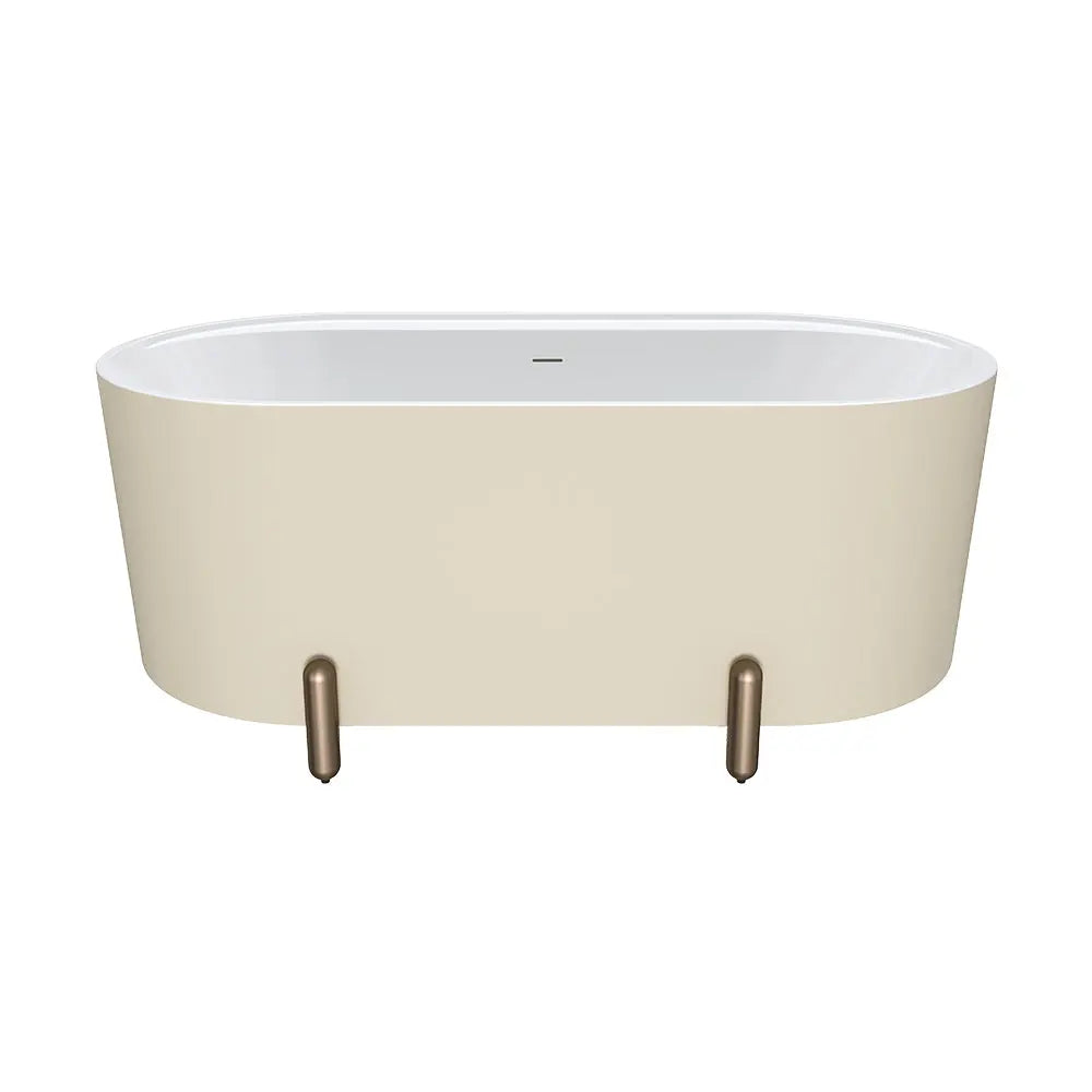 Aluca Freestanding with Legs, 1500mm &amp; 1700mm Matte Khaki Fienza