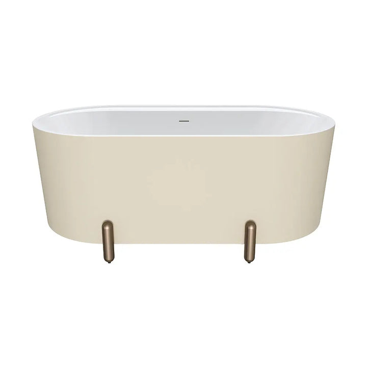 Aluca Freestanding with Legs, 1500mm &amp; 1700mm Matte Khaki Fienza