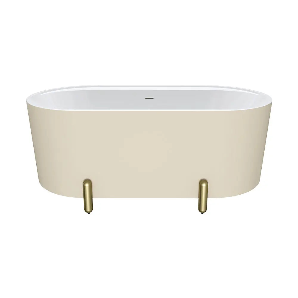 Aluca Freestanding with Legs, 1500mm &amp; 1700mm Matte Khaki Fienza