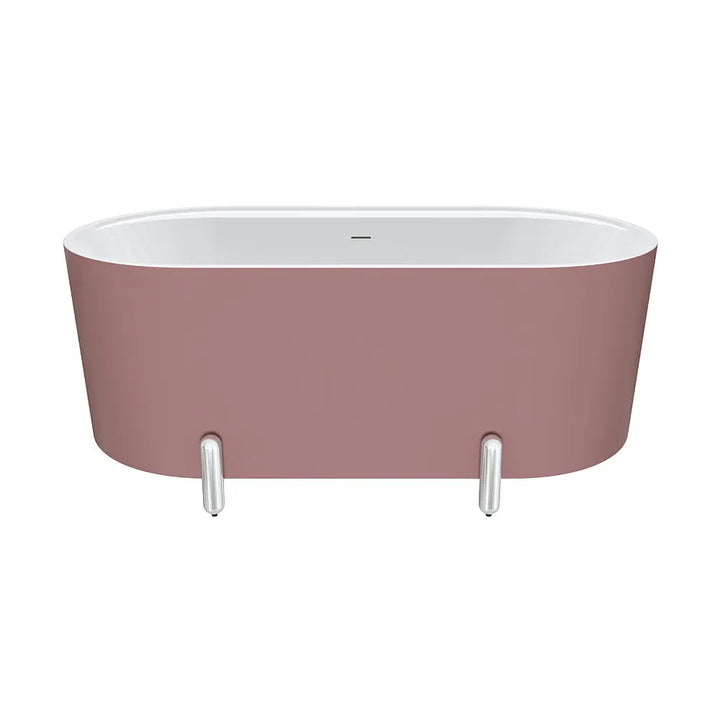 Aluca Freestanding with Legs, 1500mm &amp; 1700mm Matte Rouge Fienza