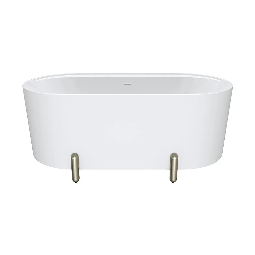 Aluca Freestanding with Legs, 1500mm &amp; 1700mm Matte White Fienza